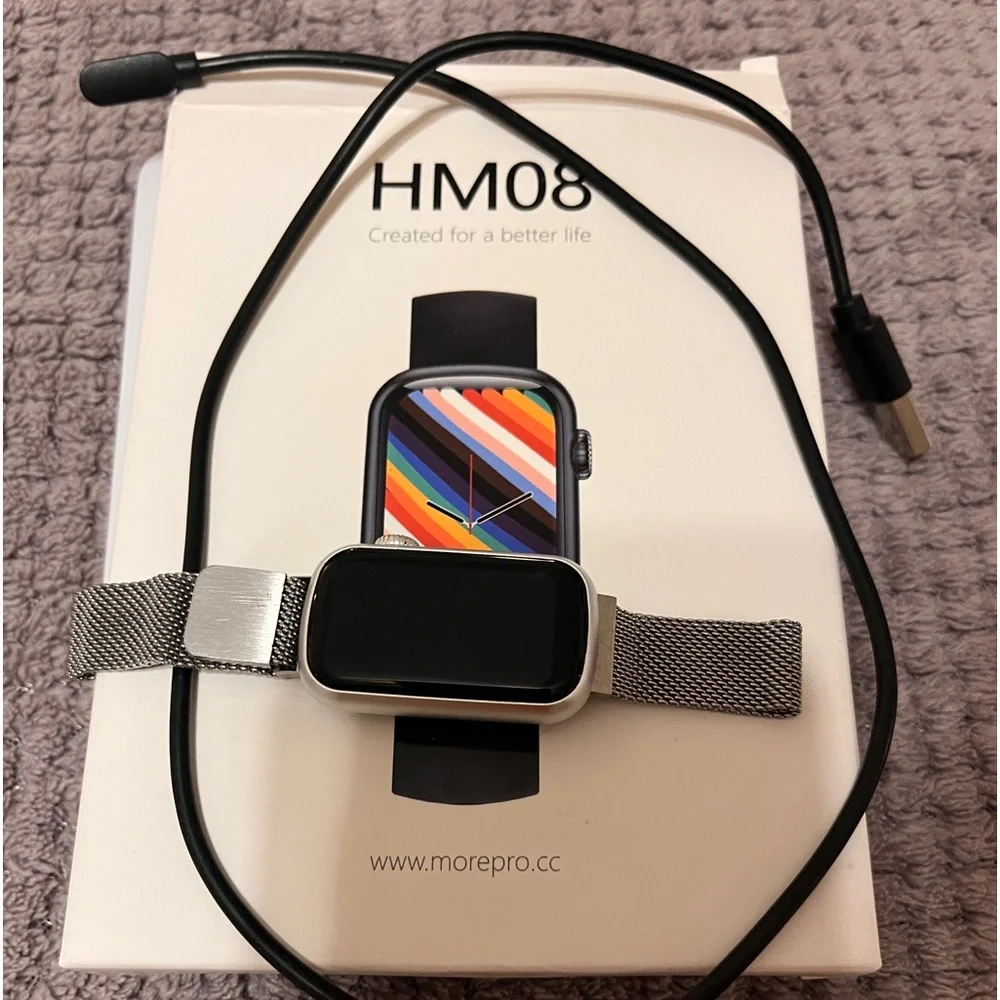 MorePro FitnessTracker w/HRBP waterproof, blood o2 sleep track,calorie counter